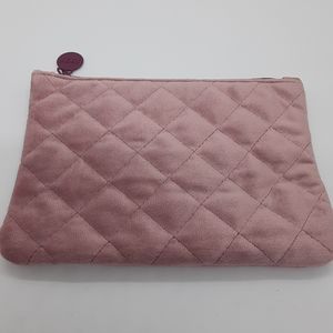 New ipsy Light Dusty Pink Zipper Makeup Bag